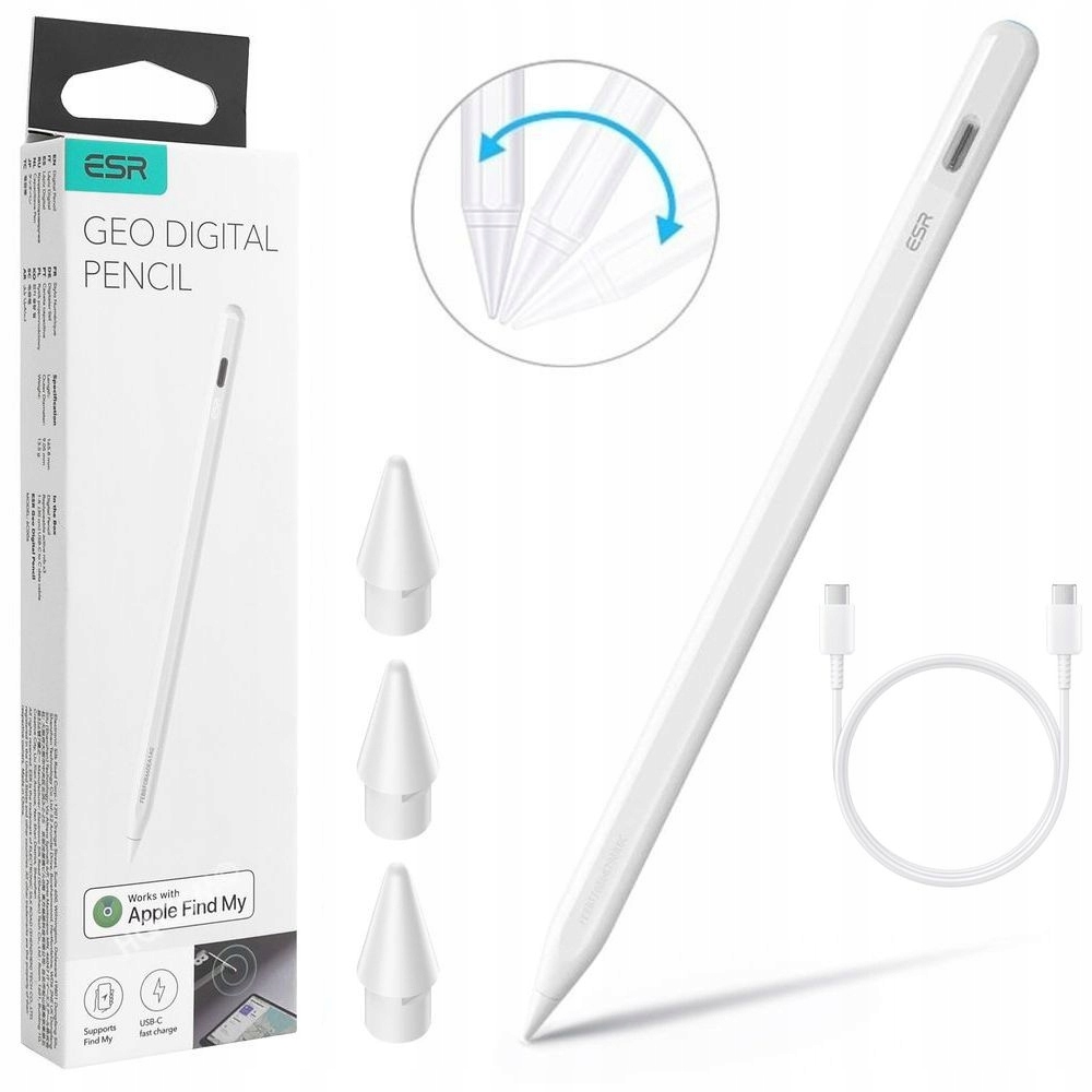 Esr Pencil 2 Bezdrátový Dotykové Pero pro Apple iPad 11 A16 Air 13 11 M4 2026