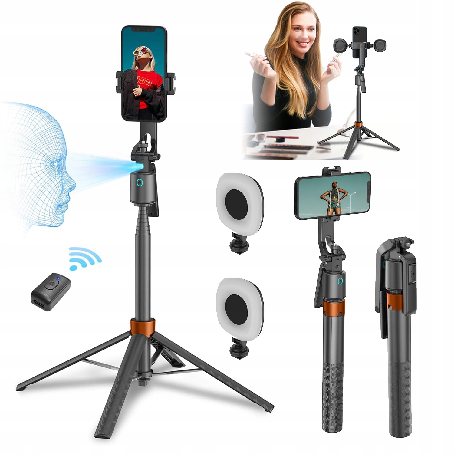 Selfie Tyč S 360° Rotací A 270° Sklonem Pro Perfektní Záběr