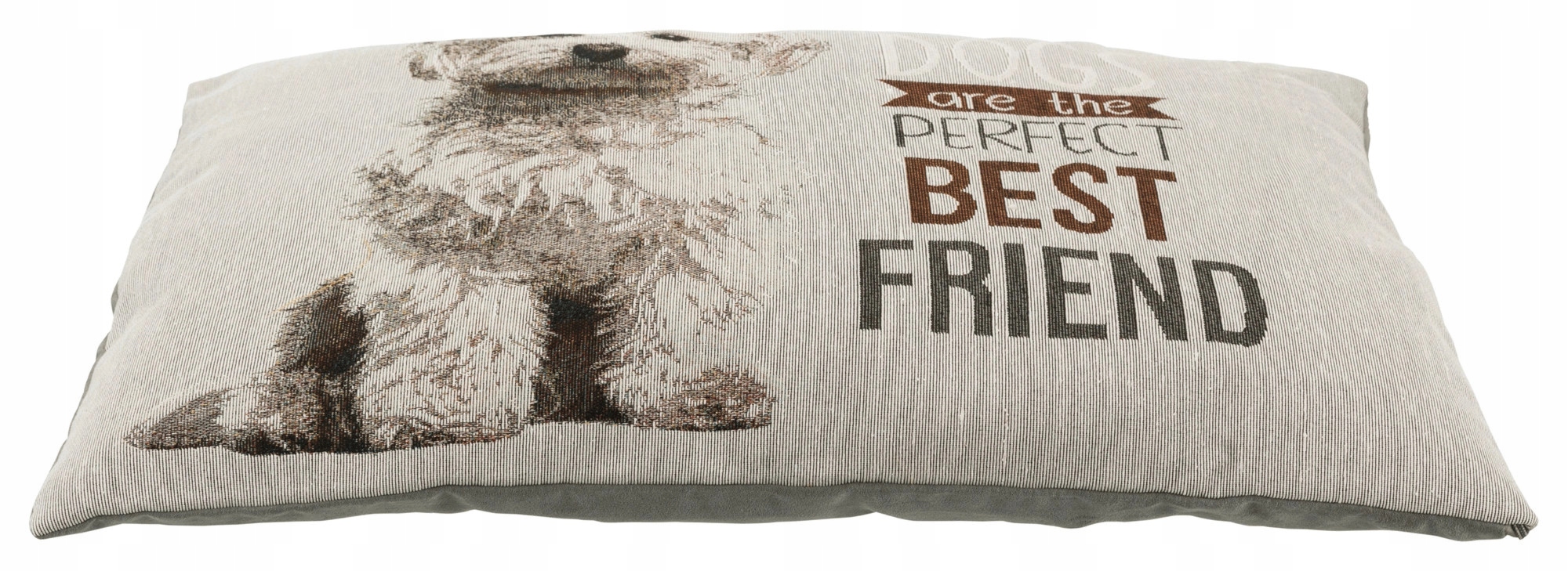 

Poduszka Chipo, Maltańczyk, 60 × 48 cm, szara