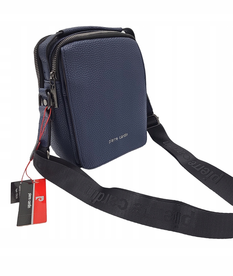 Pánská kabelka přes rameno kabelka Pierre Cardin s klopou námořnická modrá m
