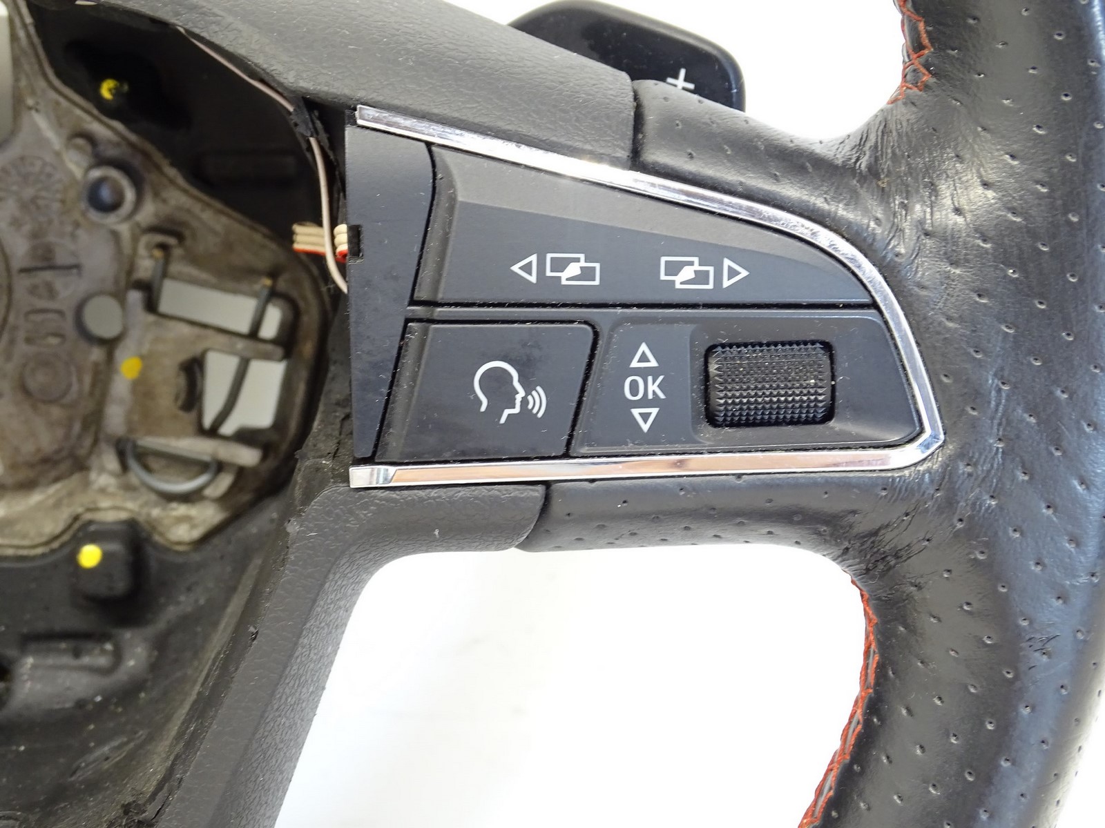 steering wheel, MULTI leather with shifting SEAT LEON III FR 5F0419091S