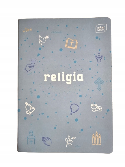 ZESZYT W KRATKĘ A5 RELIGIA 60 KARTEK