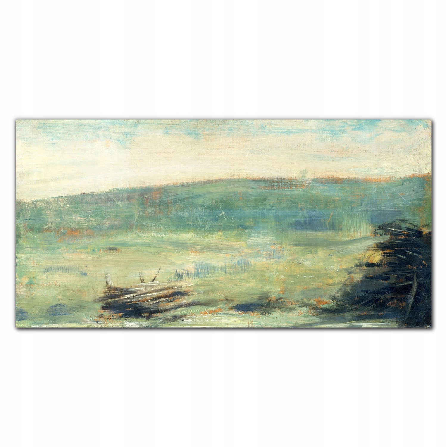 Obraz plátno Krajina v saint ouen Seurat 140x70