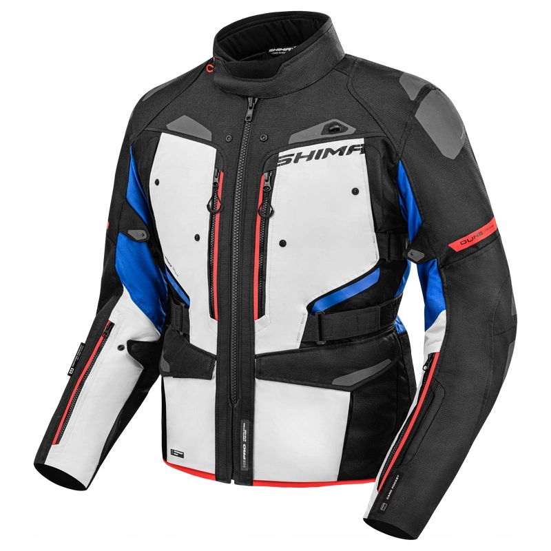 Turistická motocyklová bunda Shima Dune Blue textilná pánska Darčeky