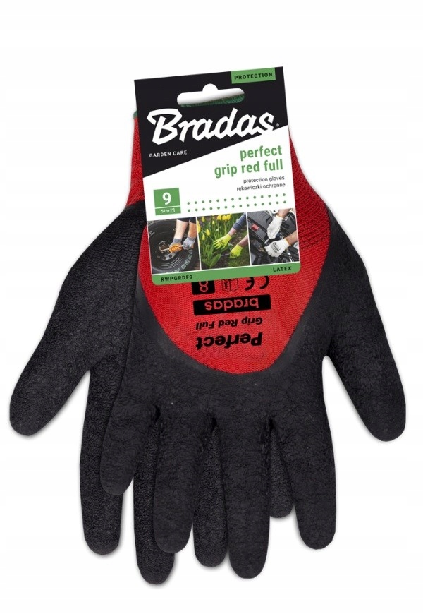 RĘKAWICE OCHRONNE ROBOCZE roz. 8 LATEKS RWPGRDF8 Rozmiar M