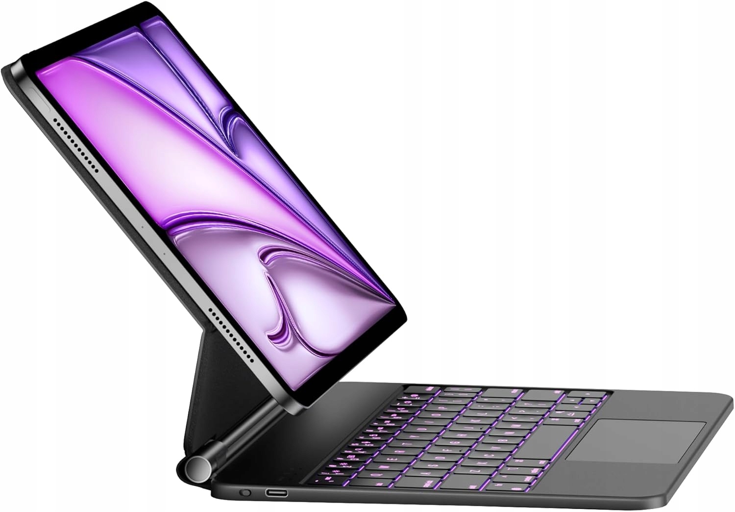 Pouzdro s klávesnicí pro iPad Air/Pro 11" M3/M2 2025/2024 Hou černé Qwertz