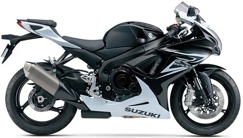 Samolepky Juula Pro Suzuki Gsxr 600 2014 Bílá RB5 Černá Yvb