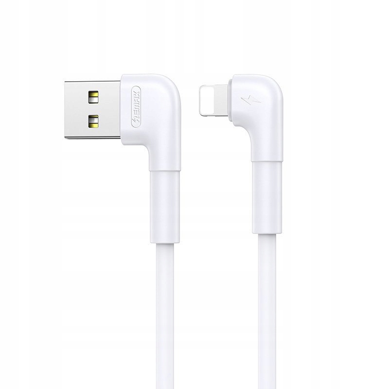 

Remax kątowy kabel Usb - do iPhone 1 m biały