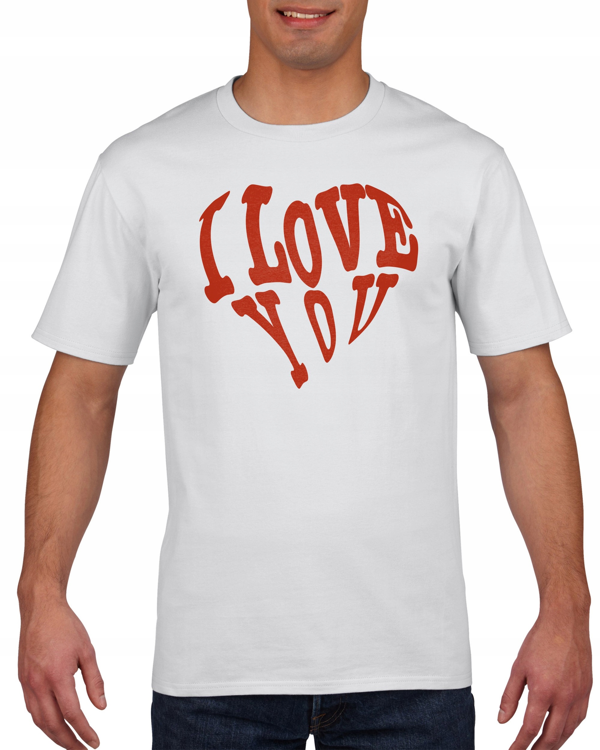 

Koszulka męska I Love You XXL