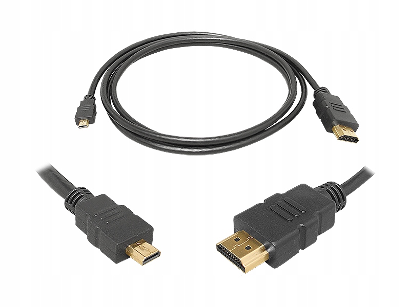 1 szt. PR Kabel HDMI-micro HDMI, 3m, V1,4. Marka Lexton