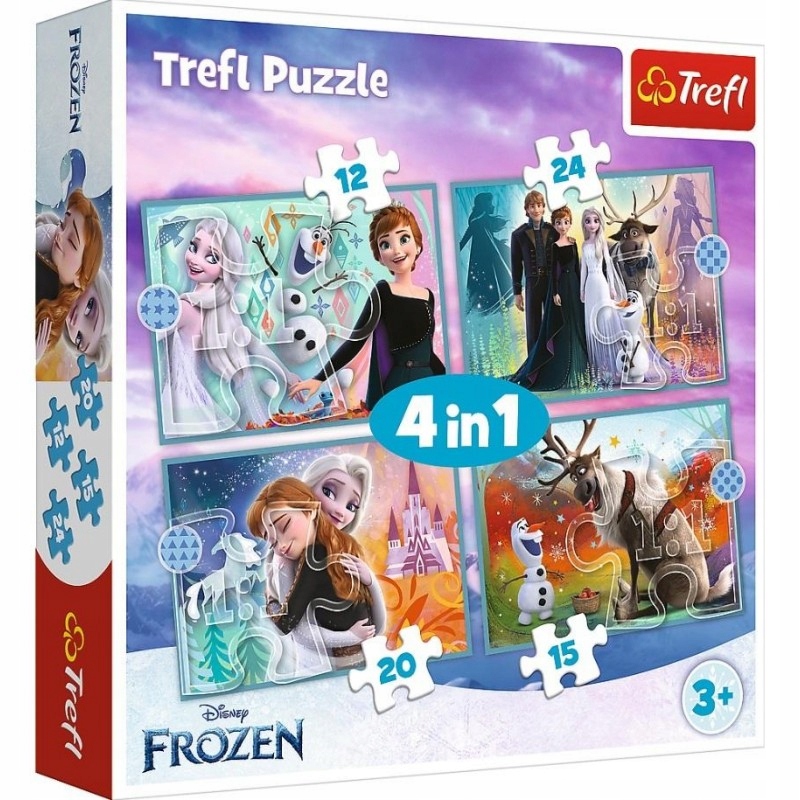 

Puzzle 4w1 Kraina Lodu Frozen II 34381 Trefl 3+