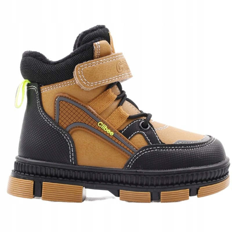 BOTKI CHŁOPIĘCE OCIEPLANE BUTY ZIMOWE SPORTOWE ŚNIEGOWCE TRAPERY CAMELOWE Bohater / Bajka Inny