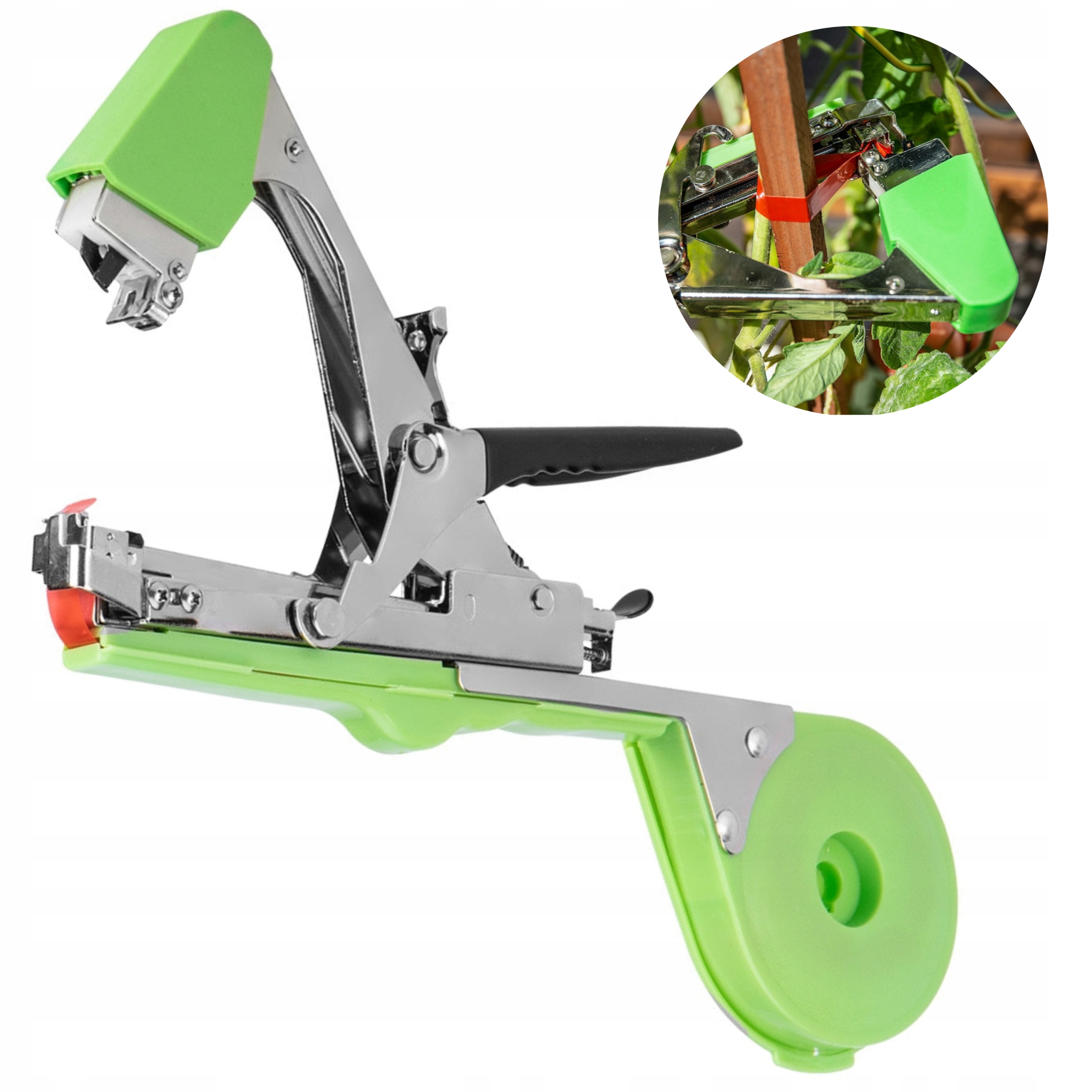 ZESTAW OGRODNICZY TAPENER URZĄDZENIE DO PODWIĄZYWANIA ROŚLIN 25M + ZSZYWKI