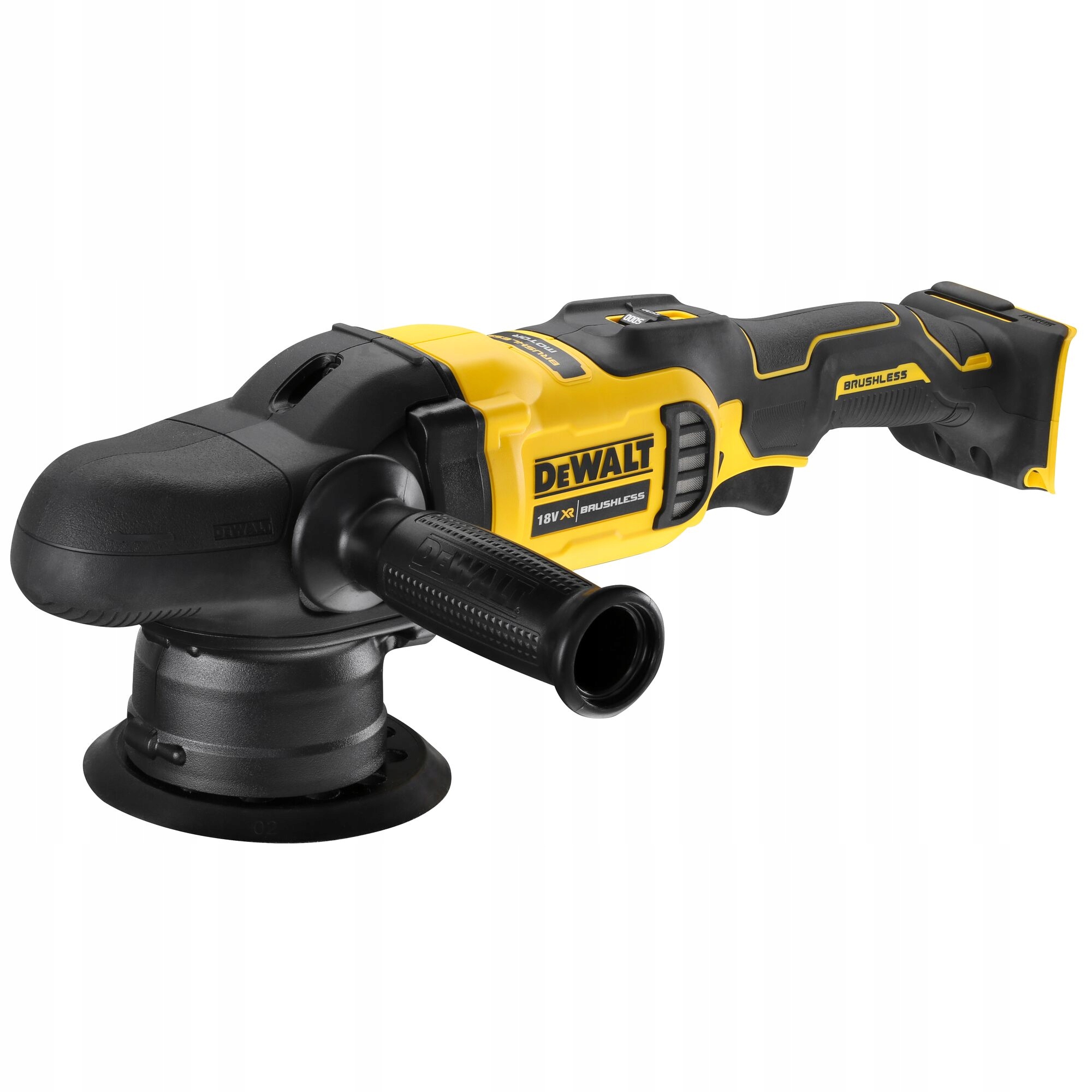 Rotačná a stredová leštička 18V 125 mm DeWALT DCM848N (body)