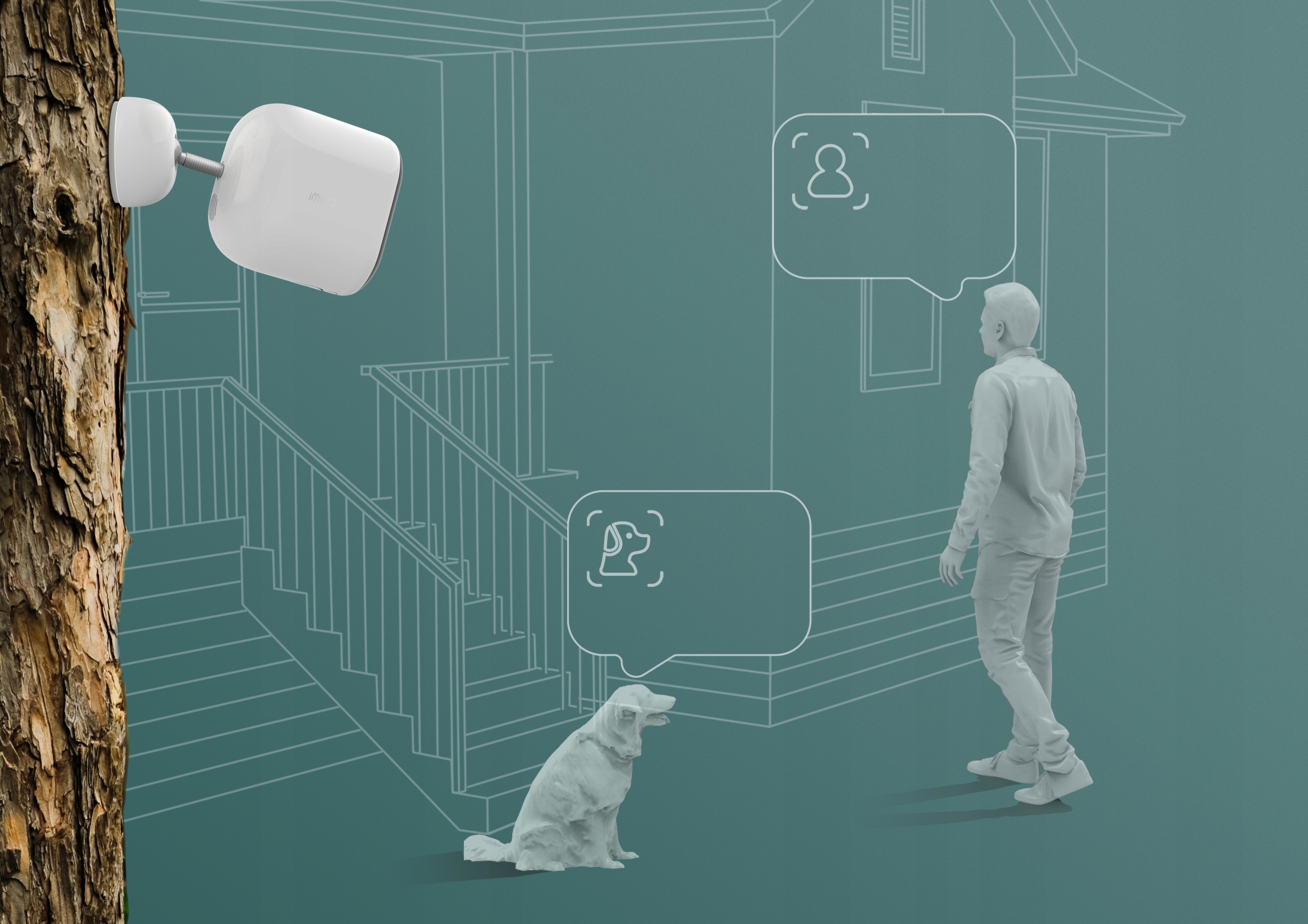 IMILAB EC4 Kamera IP FHD ZEWNĘTRZNA CHMURA +BRAMKA Kod producenta CMSXJ31A