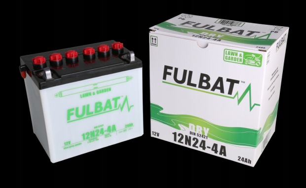 Akumulator kwasowo-ołowiowy do kosiarki traktorka 12V 24ah L+ Fulbat