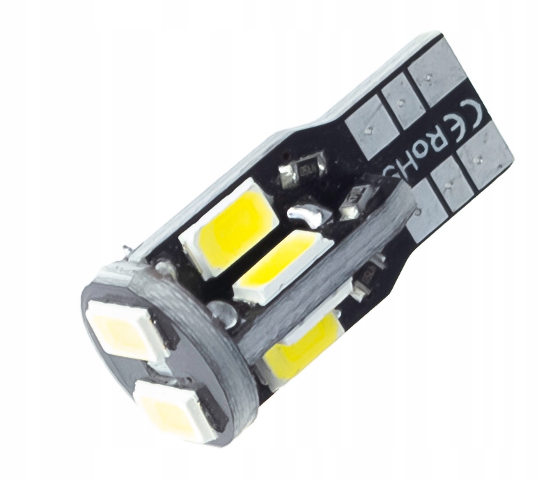 

Żarówka T10 10 5630 Smd Canbus biała Led W5W 12V