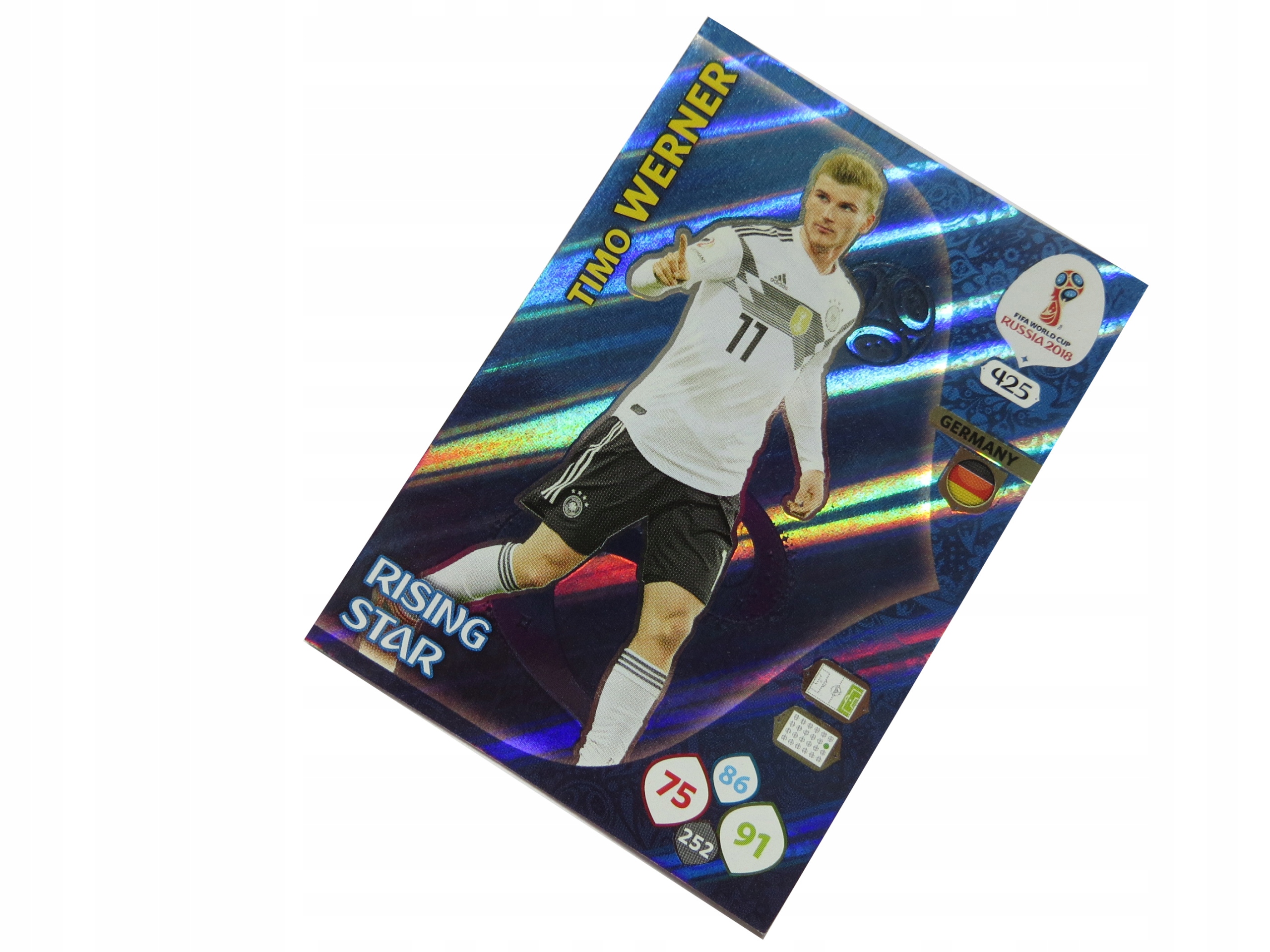 Panini World Cup Russia 2018 Karty Piłkarskie Rising Star Timo Werner 425