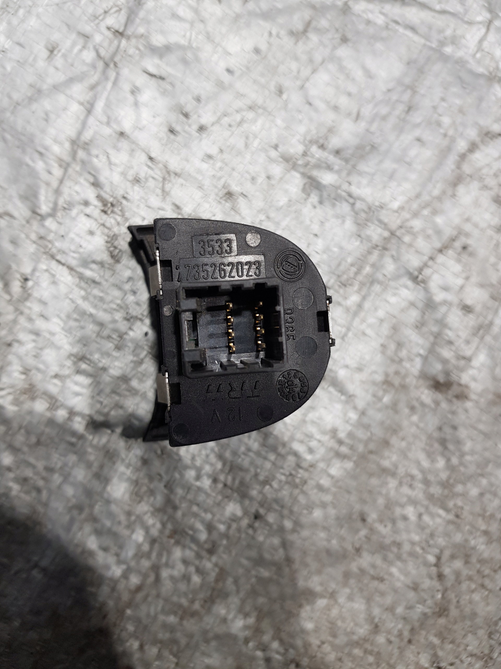 button control of the lights ALFA ROMEO 147 735262023