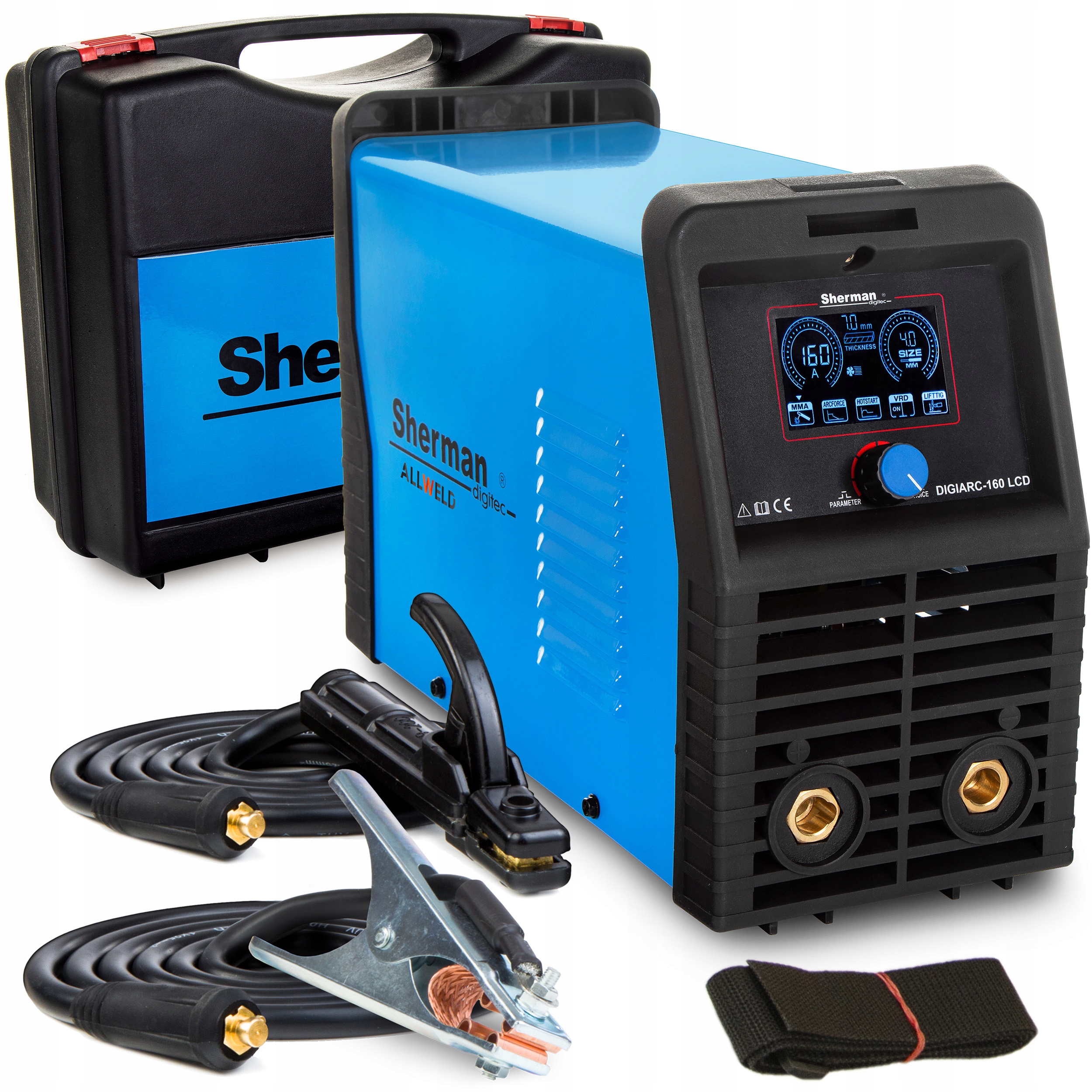 Invertorová Svářečka Sherman Digiarc 160 LCD Mma Tig 230V 160A Vrd