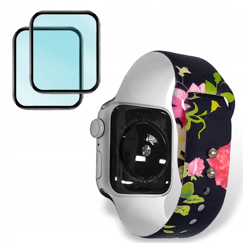 

PASEK+2x Szkło do Apple Watch 4/5/6/SE 38/40mm
