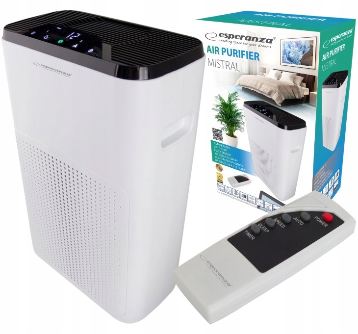Čistička vzduchu Esperanza Mistral 004 Hepa filter Ionizátor