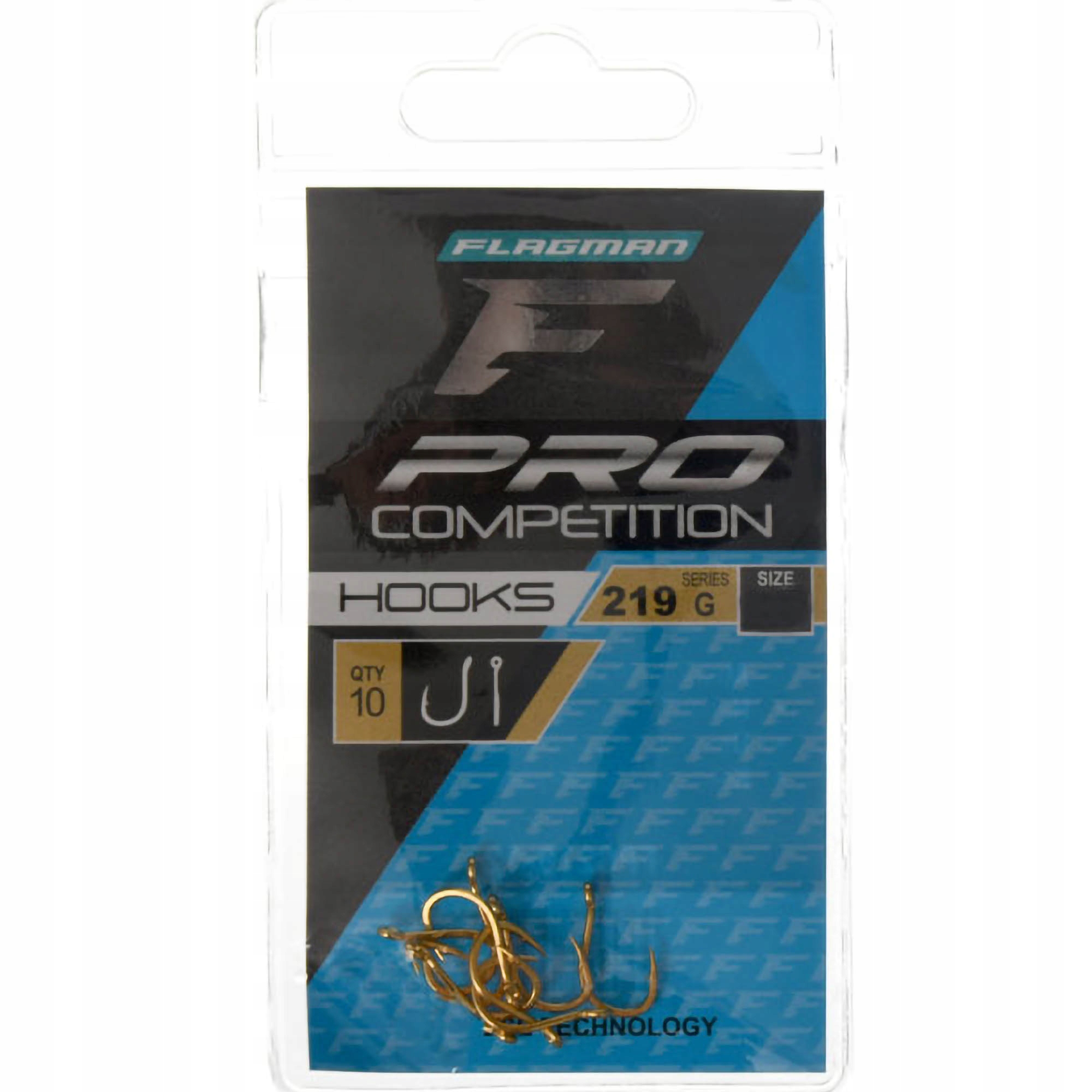 Haczyki Flagman Pro Competition 219 Gold Zadziorowe 10