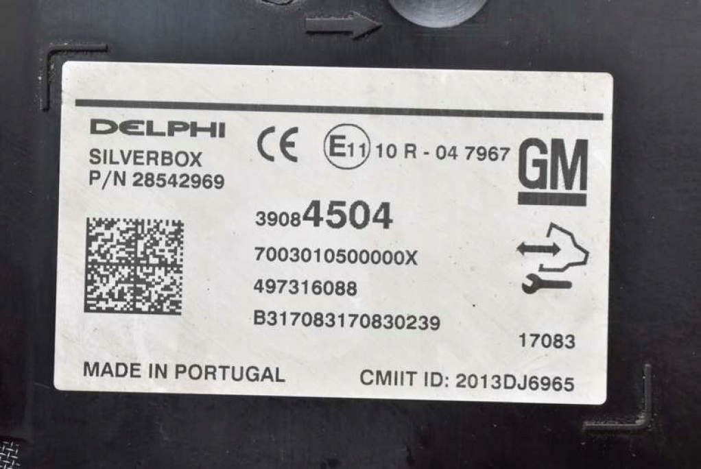 control unit module navigation devices 39084504 OPEL ASTRA 5 V K 15-20