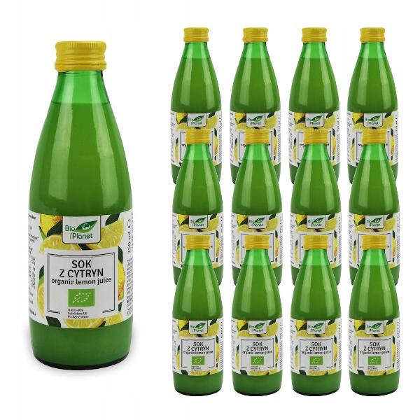 12x Sok z cytryn Nfc 100% Bio 250ml Bio Planet