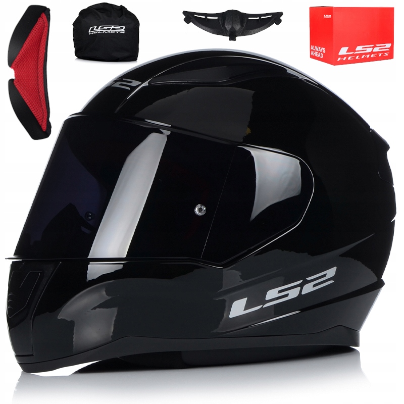 

Kask Motocyklowy LS2 FF353 Połysk r.XL 2xSZYBA