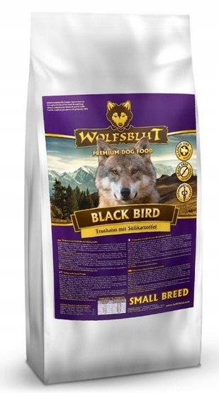 Wolfsblut Dog Black Bird Adult Small krůta a batáty 2 kg