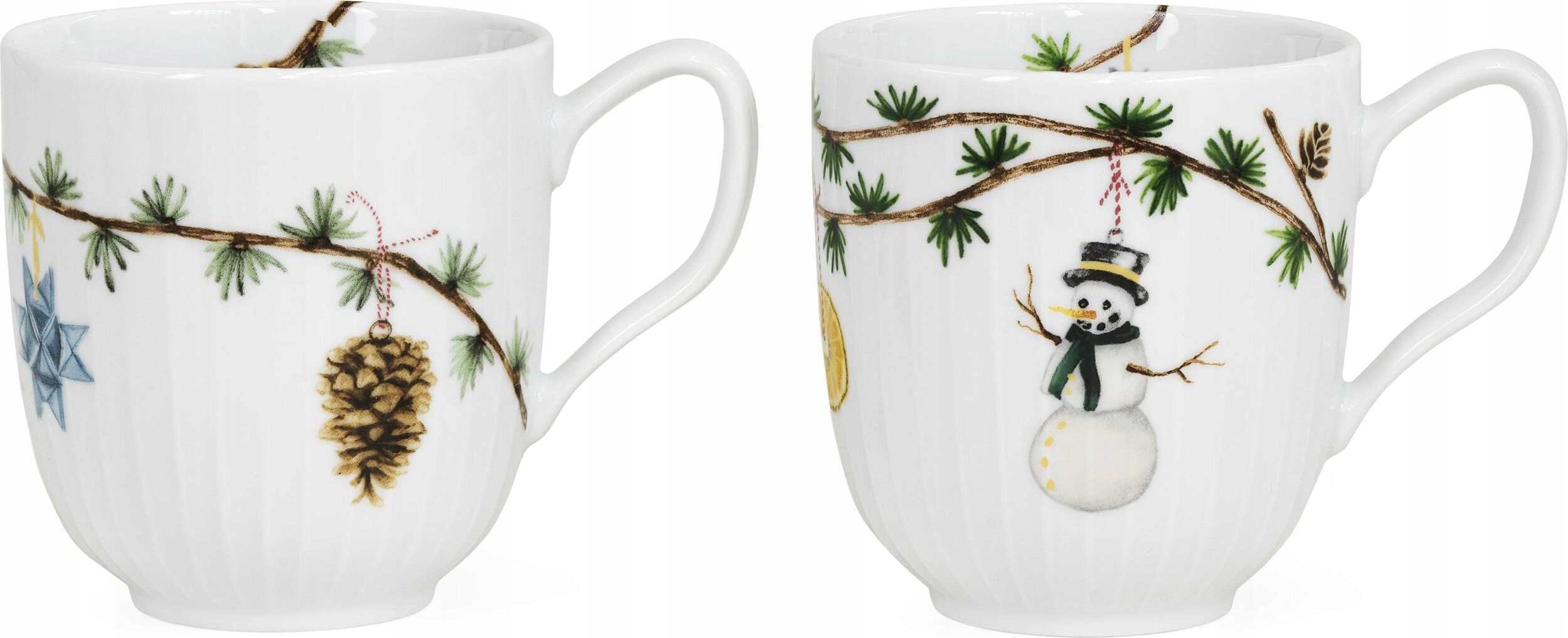 Kähler Hammershøi Vianočný Hrnček 330 ml Sada 2 hrnčekov 2019 2020