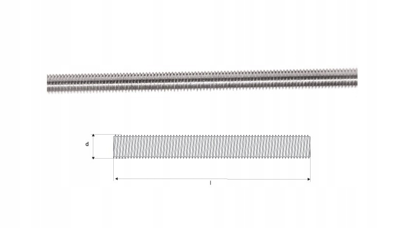 

Pręt gwintowany 6x1000 Stalco