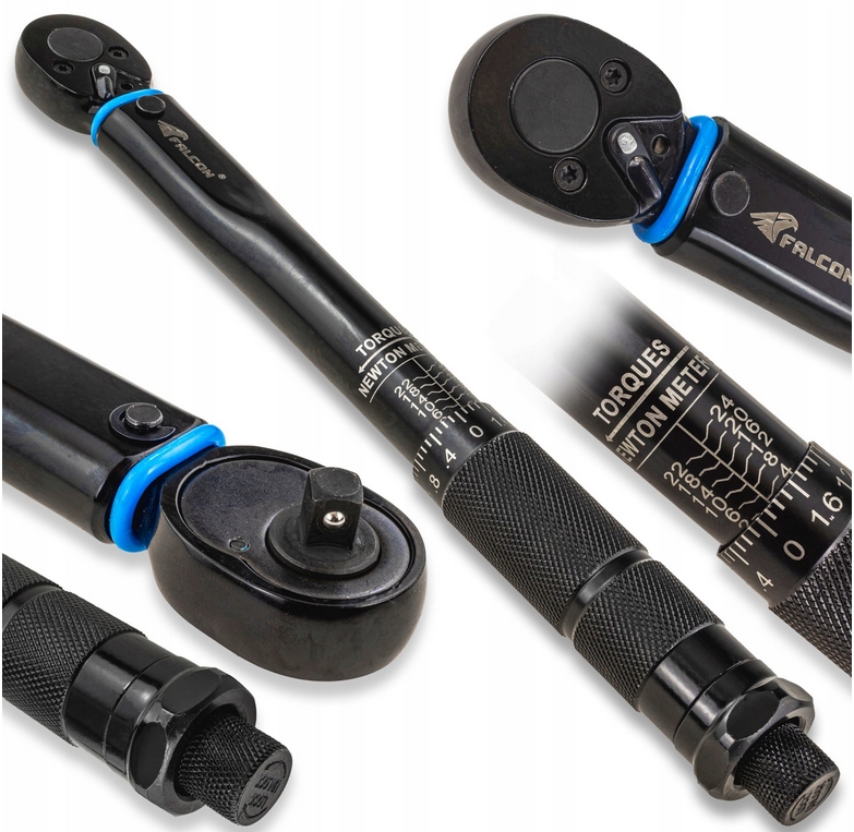 Klucz Dynamometryczny 1/4" 2-24 Nm Profesjonalny Blokada Momentu Cr-v