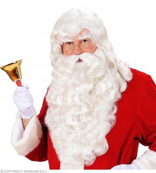 Mikulášská Paruka, Vousy, Obočí A Knoury Luxusní Sada