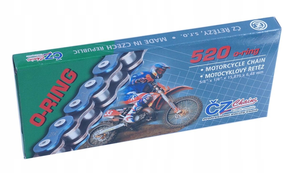 Hnací Reťazec 520 Rdo (118 Článkov) O-krúžok Do 450 CCM (33,8 Kn) (s Otvorom)