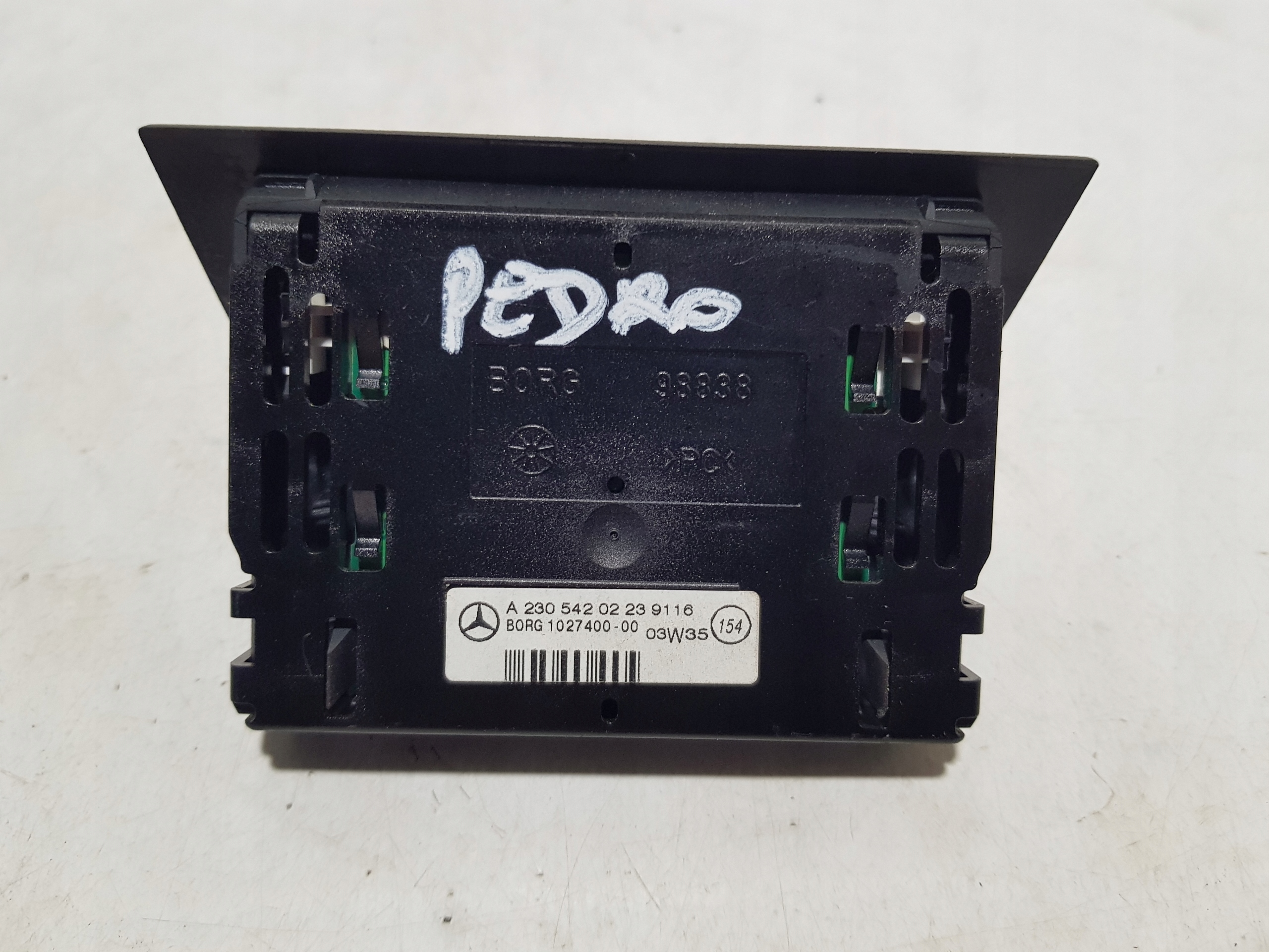 display CZUJNIKOW PDC MERCEDES SL R230 W230