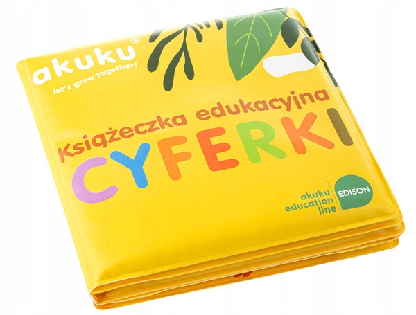 

Akuku Miękka Książeczka Kąpielowa Edukacja Cyferki
