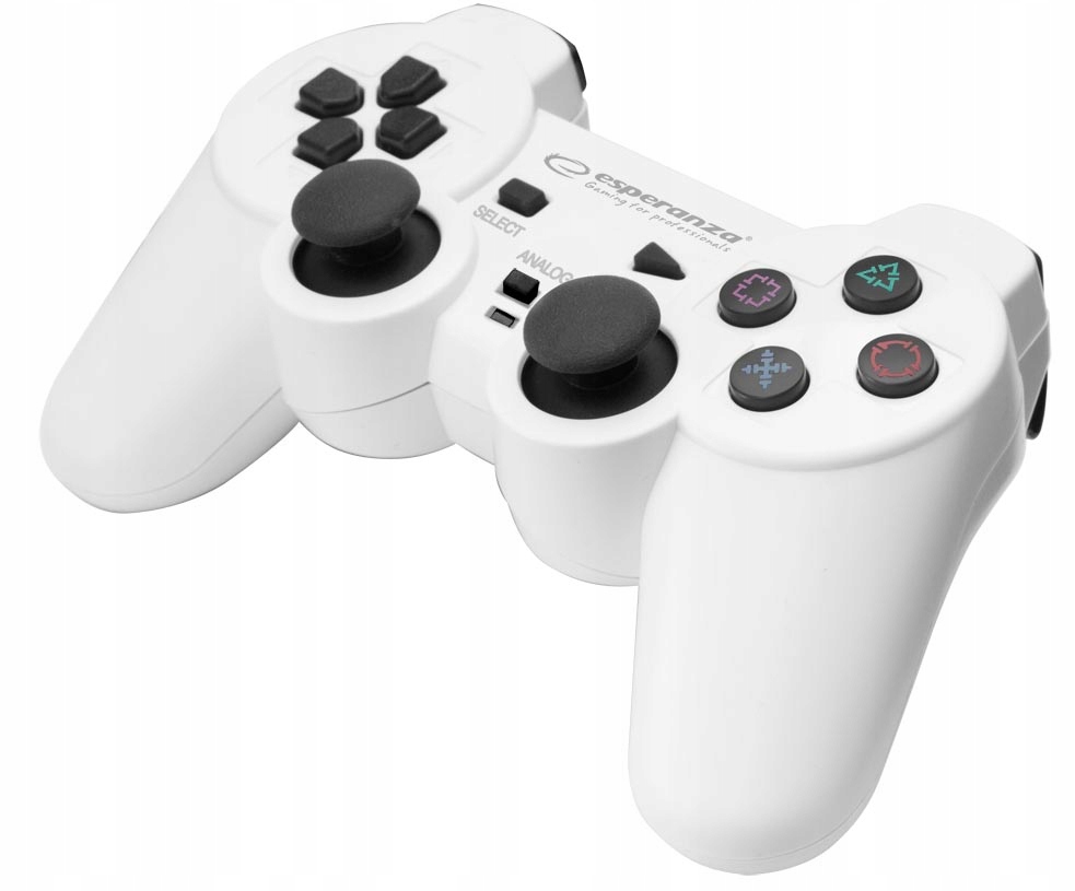 GamePad PC PS3 USB Esperanza Trooper biało-czarny
