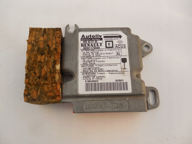 SCENIC I MEGANE 1 RX4 SENSOR MODUŁ AIRBAG PODUSZEK
