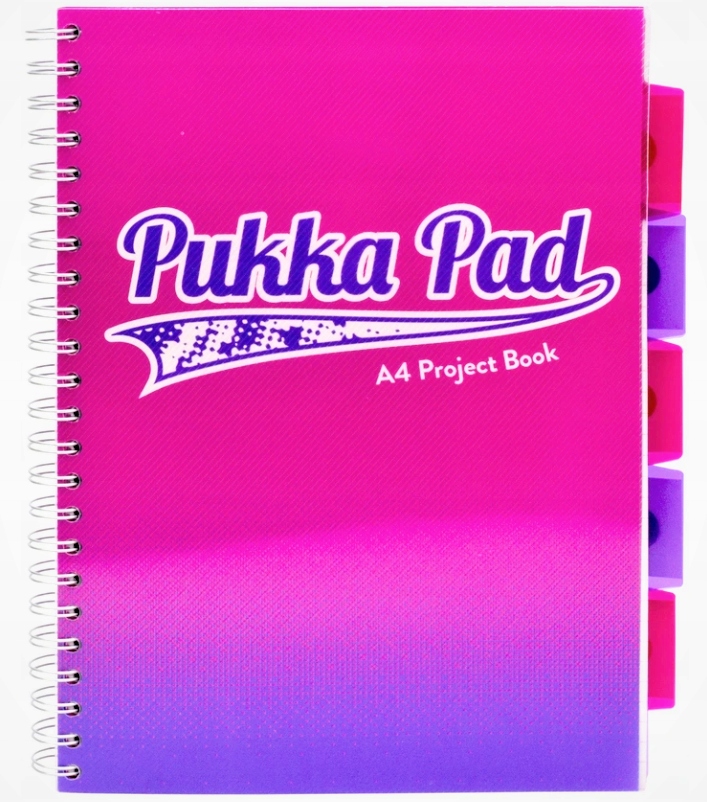 

Kołonotatnik Pukka Pad Fusion Różowy 80g A4