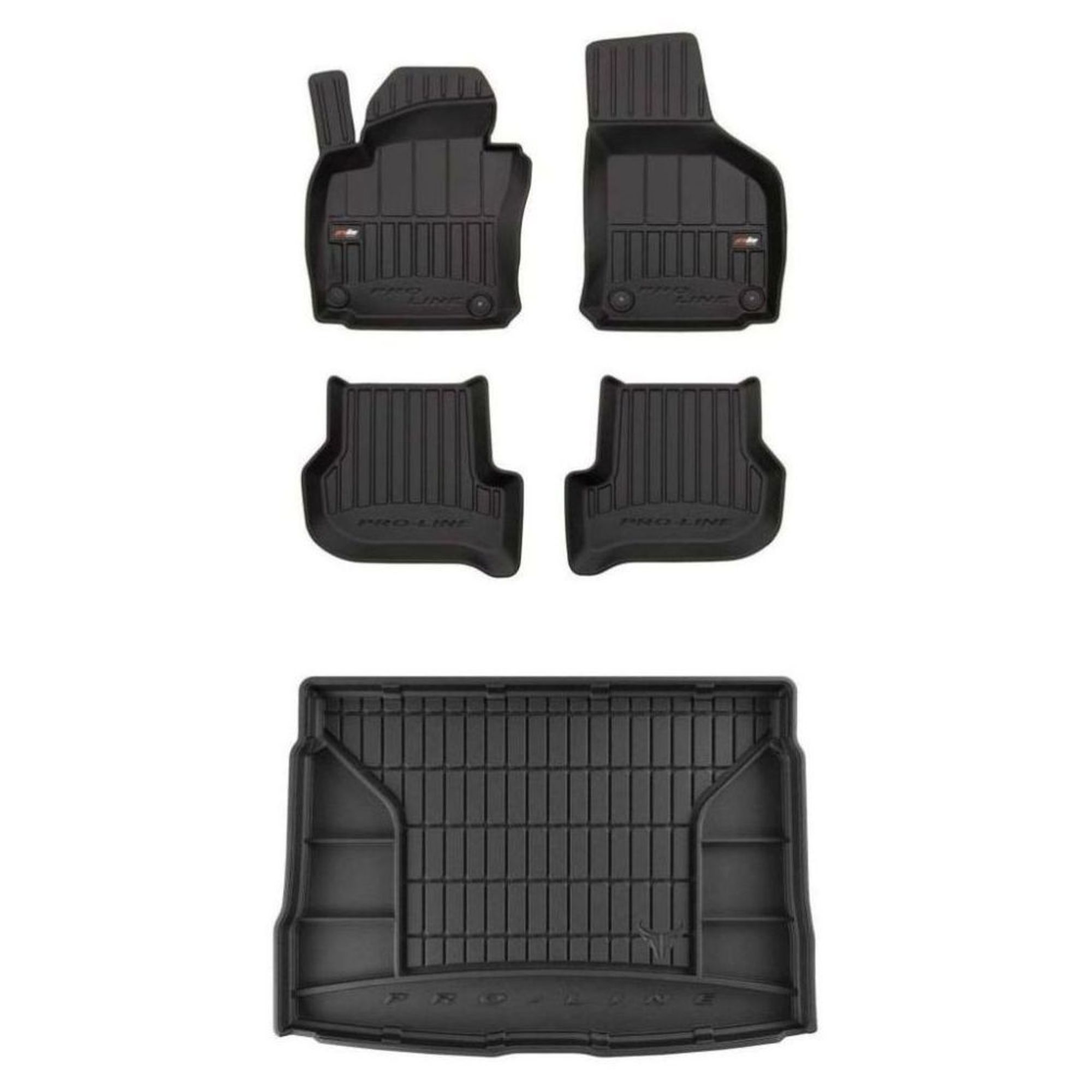 3D gumová sada koberců a rohožek Volkswagen Golf VI 2008-2016