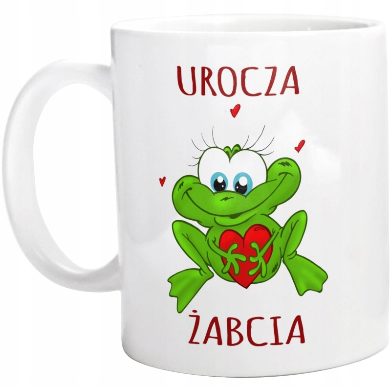 

Urocza Żabcia Żabka Żaba Kubek