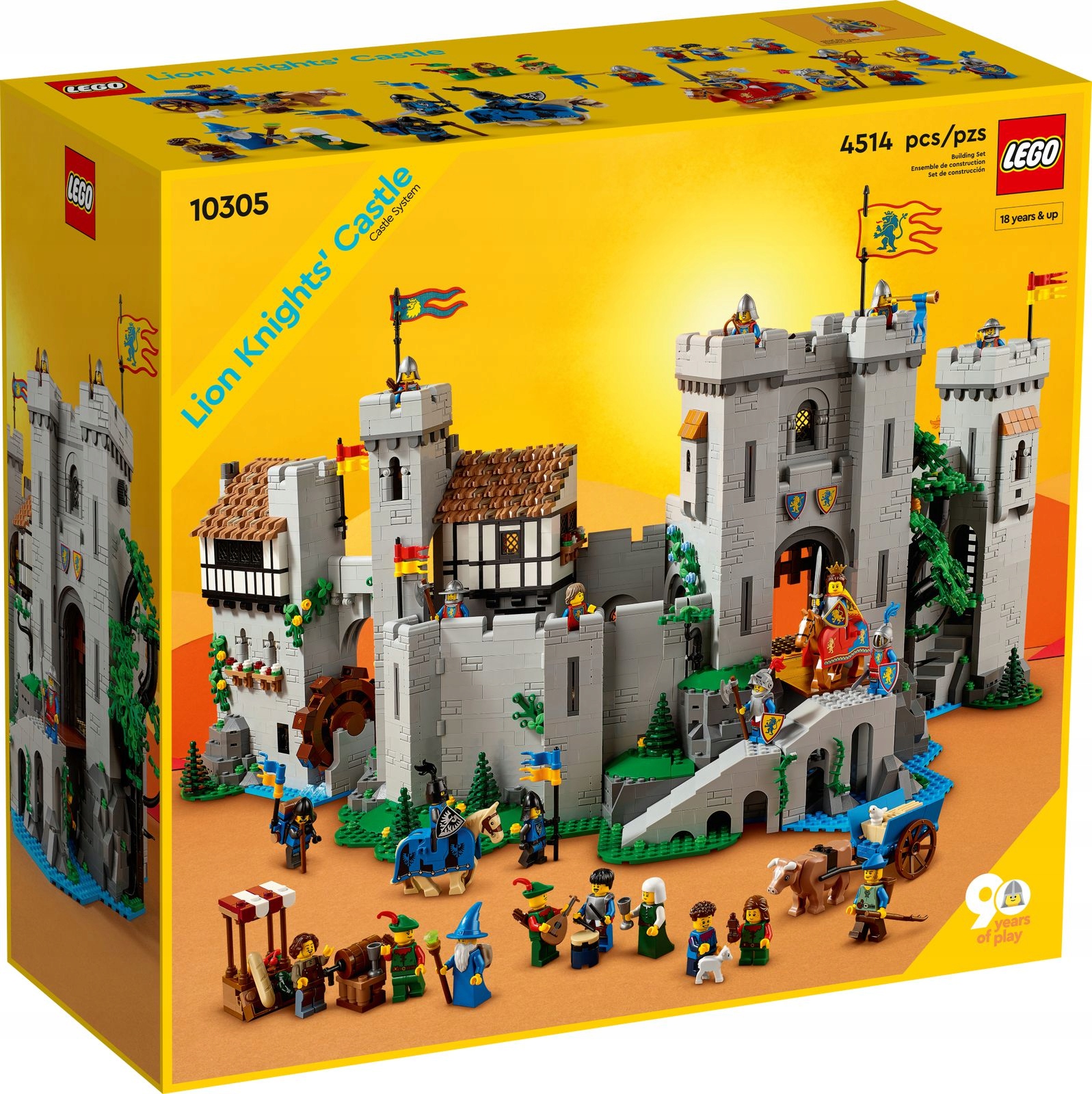 stavebnice Lego Icons Sada Zámek rytířů erbu Lev 10305