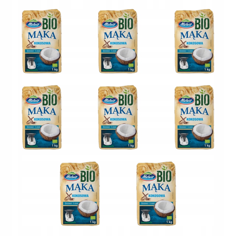 Melvit Bio Kokosová mouka 1 kg X8