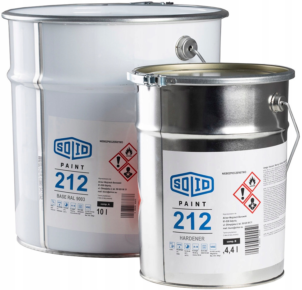 Farba Okrętowa Solidpaint 212 14,4L do metalu i betonu każdy kolor Ral