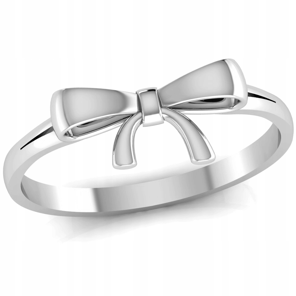 Sladký Stříbrný Prstýnek Mašlička PR.925 Stužka