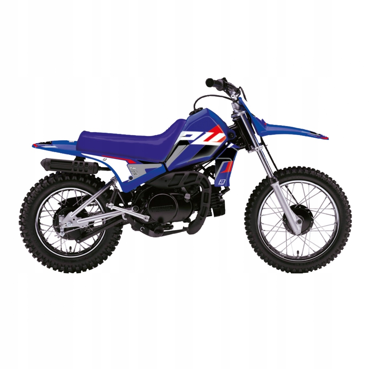 Sada Nálepiek (oklein) Yamaha 80 '96-'19 Dream 5 Modrá Čierna