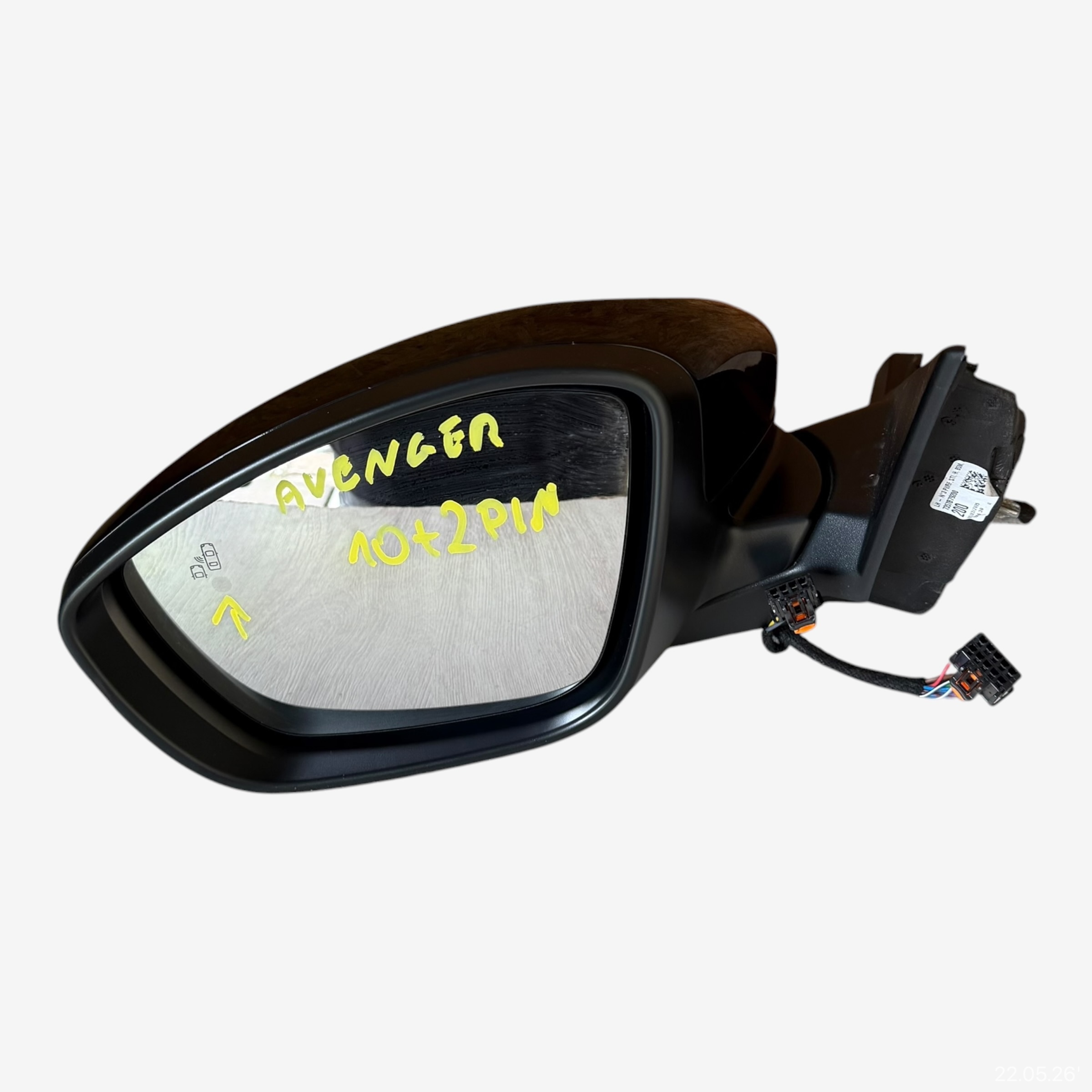 mirror left JEEP AVENGER 2025 ROK 12 PIN (10+2) ASYSTENT driver´s
