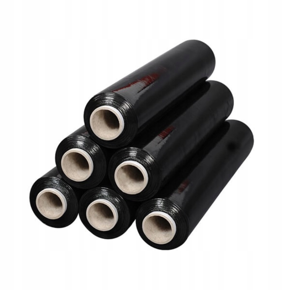 

Folia Strecz 3KG Czarna Mocny Stretch Czarny 6SZT